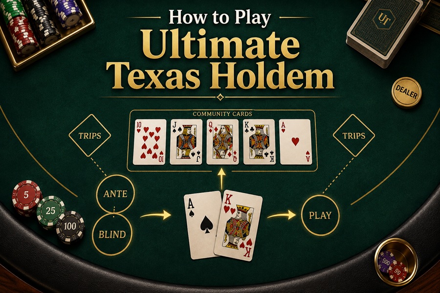 how to play ultimate texas holdem